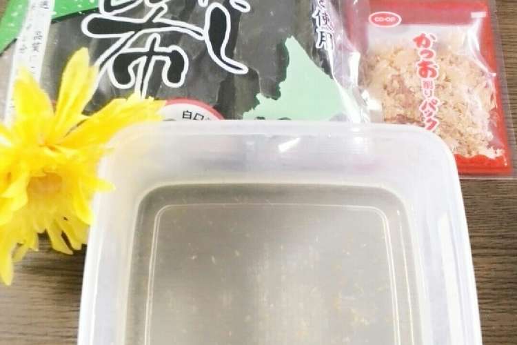 レンジでチンの離乳食用おだし レシピ 作り方 By 雛ママ クックパッド 簡単おいしいみんなのレシピが361万品