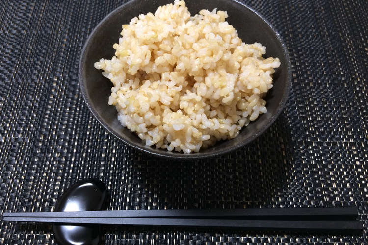 玄米の炊き方 寝かさず炊飯器でもちもち レシピ 作り方 By Miruan クックパッド