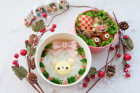 ☆キャラ弁~ストライプリボン☆