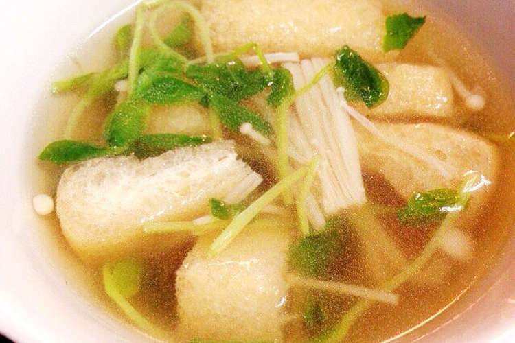 早い 簡単 豆苗コンソメスープ レシピ 作り方 By クックpon クックパッド 簡単おいしいみんなのレシピが355万品