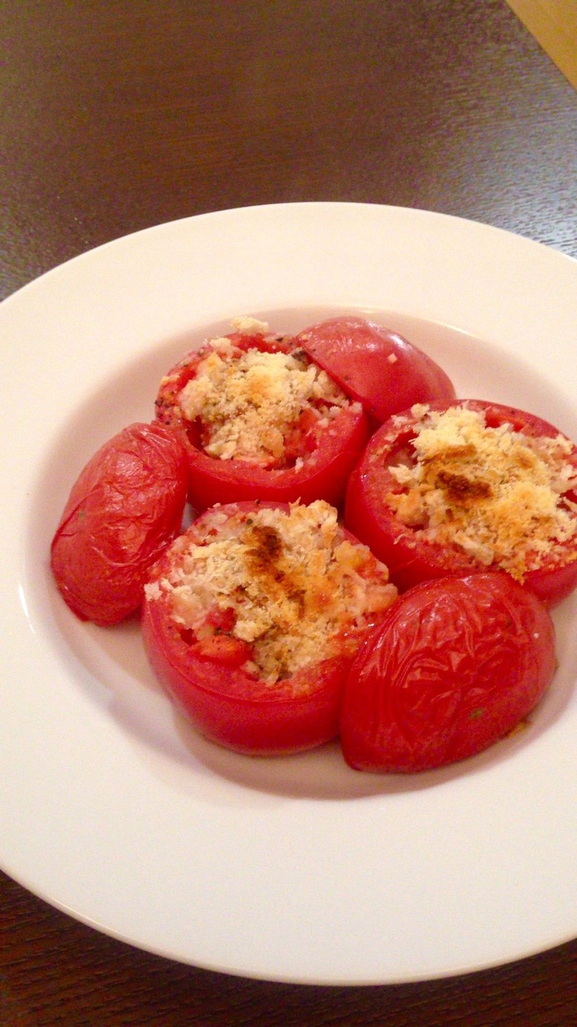 トマトとニンニクのホットグリルの画像