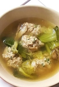 低糖質レシピ☆肉団子のあったか中華スープ