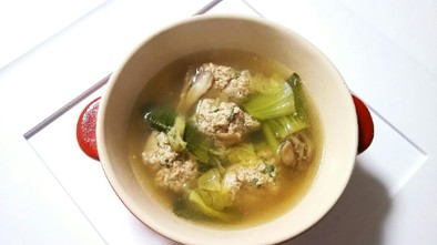 低糖質レシピ☆肉団子のあったか中華スープの写真