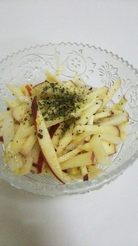 材料2つで!りんごと白菜のマヨサラダ☆
