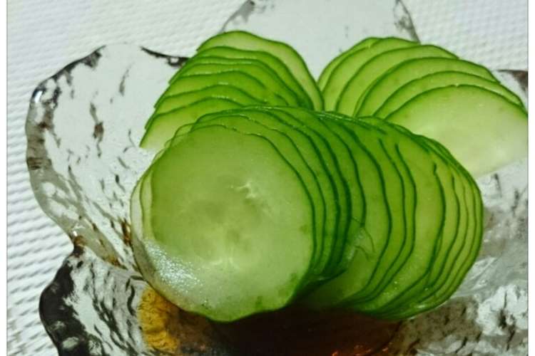 秘技で超簡単 胡瓜の飾り切り 付け合わせ レシピ 作り方 By まなげ クックパッド 簡単おいしいみんなのレシピが359万品