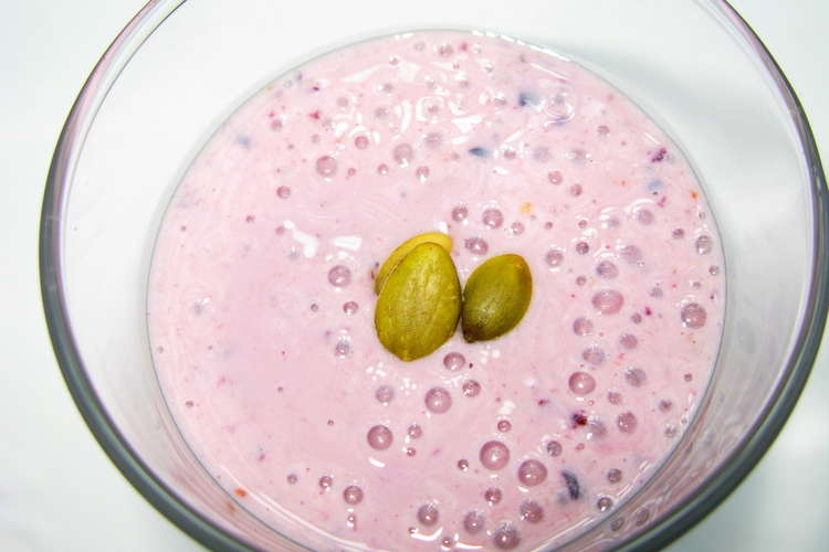 チアシード 簡単おいしい紫スムージー レシピ 作り方 By ファイン 美と健康 クックパッド 簡単おいしいみんなのレシピが372万品