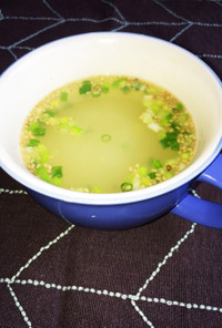 風邪に効く！！生姜と大根の中華スープ