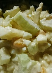 セロリとゆで卵のマヨサラダ