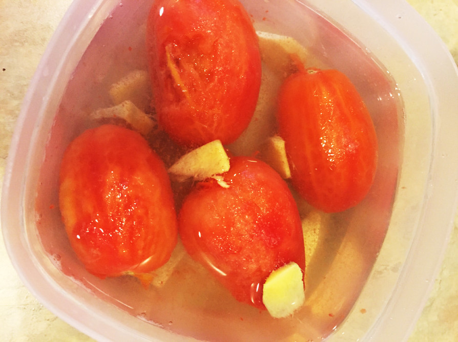 トマトの超簡単すぎるピクルスの画像