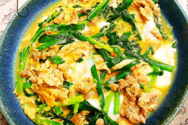 半熟が旨いっ とろりん卵の豚こまニラ玉 レシピ 作り方 By からあげビール クックパッド 簡単おいしいみんなのレシピが354万品