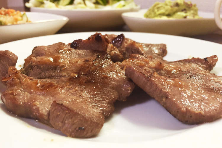 お家で焼肉 牛タンのソテー レシピ 作り方 By ちぃたん クックパッド 簡単おいしいみんなのレシピが357万品