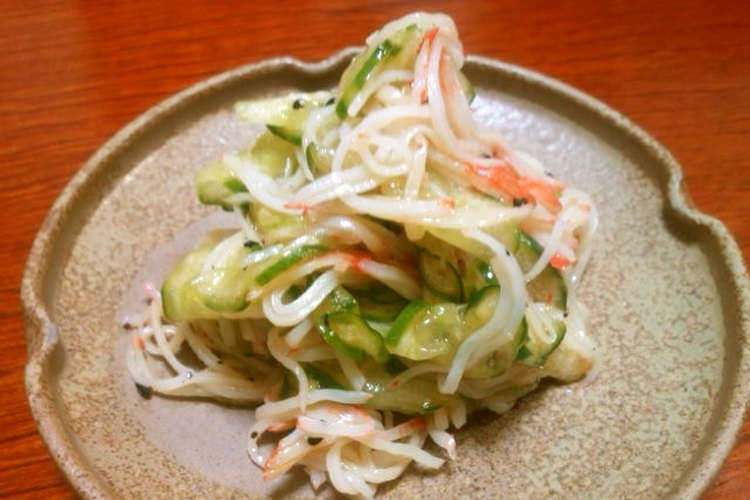 超簡単 きゅうりとカニカマのポン酢和え レシピ 作り方 By ようこぶぅ クックパッド 簡単おいしいみんなのレシピが352万品