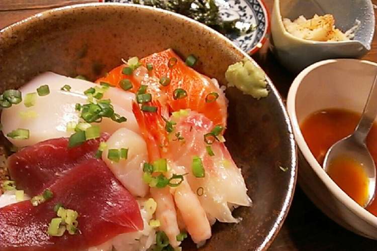 節約簡単ランチ 一人前から10分で海鮮丼 レシピ 作り方 By サブちゃん クックパッド