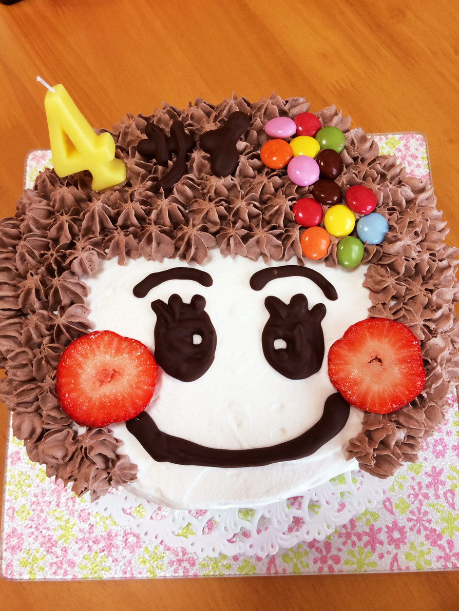 ４才の誕生日ケーキ♡おんなのこ♡の画像