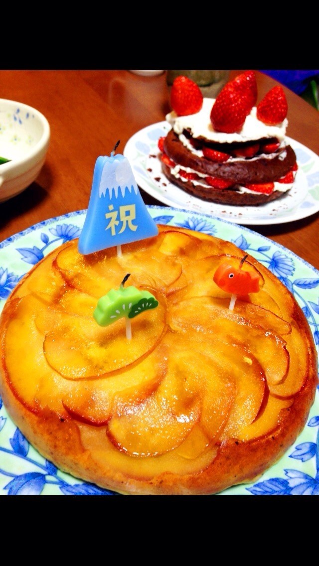 炊飯アップルケーキの画像
