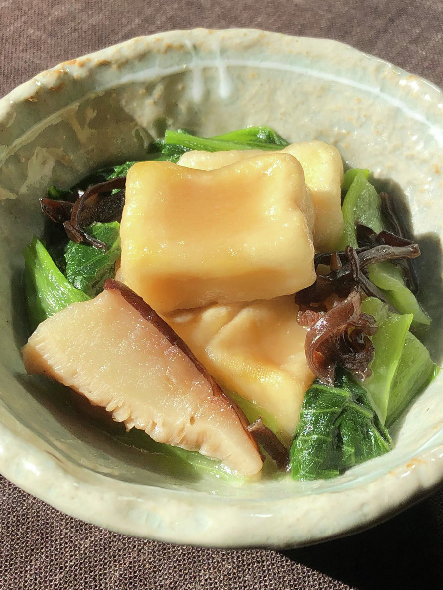 木耳と高野豆腐のうま煮の画像