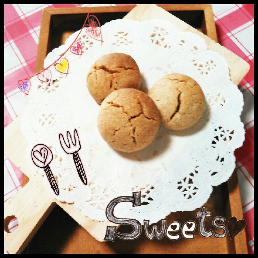 ☆きな粉のスノーボールクッキー☆の画像