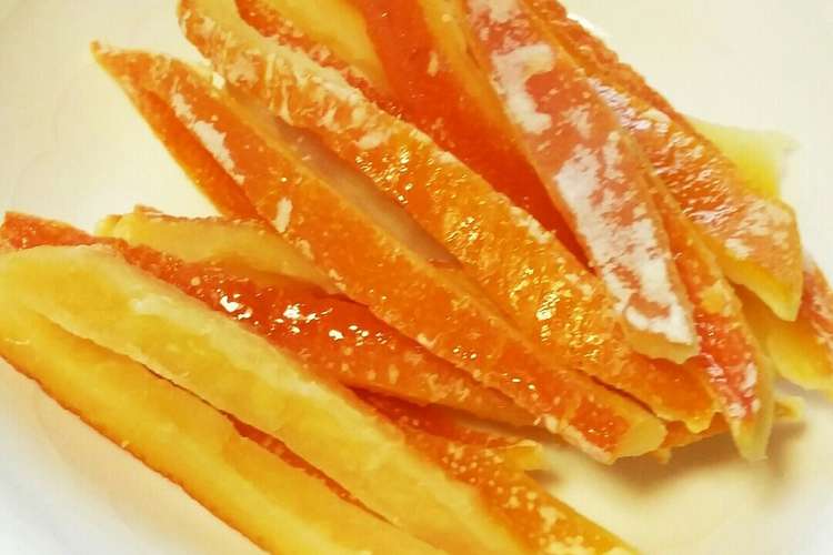 自家製 オレンジピール レシピ 作り方 By Tuki8 クックパッド 簡単おいしいみんなのレシピが349万品