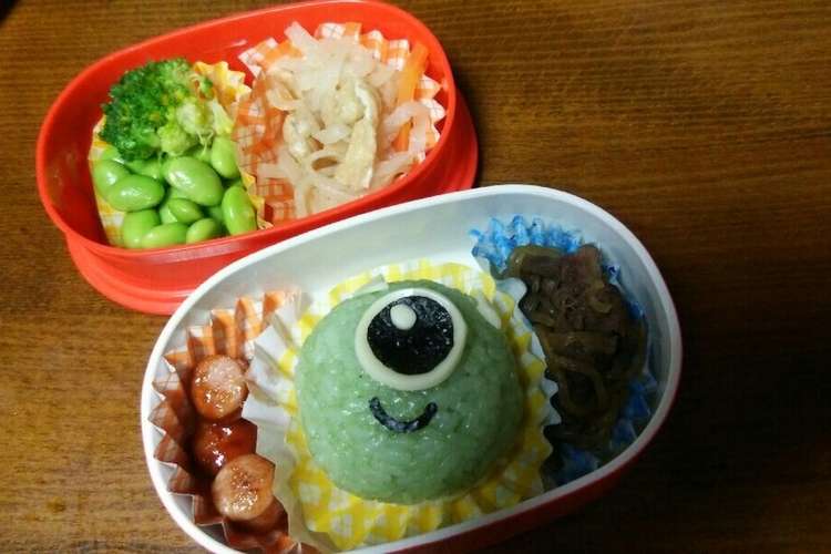 モンスターズインク マイク キャラ弁 レシピ 作り方 By たぁぼ クックパッド 簡単おいしいみんなのレシピが352万品