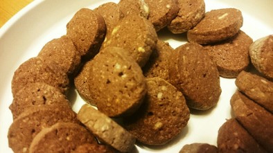 ココアアイスボックスクッキーの写真