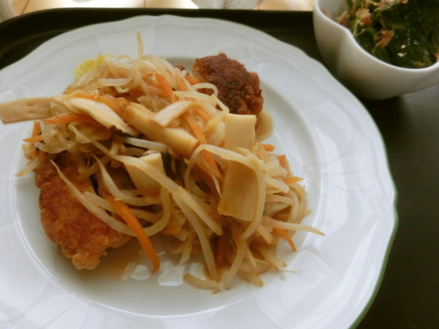 揚げ鶏と野菜の中華仕立ての画像