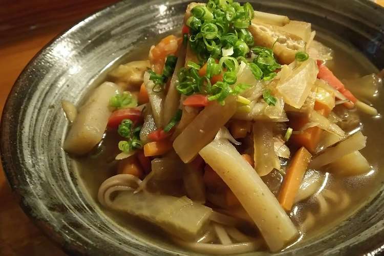 讃岐の味 ほっこりしっぽくうどん そば レシピ 作り方 By あゆみ キッチン クックパッド