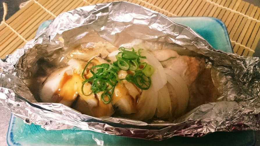 鮭のホイル焼き(味噌マヨ風味)の画像