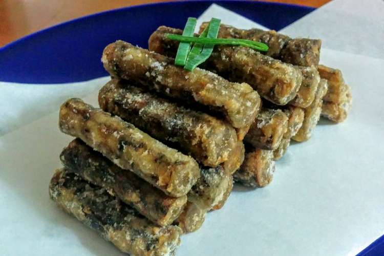 サクサク 煮ごぼうの揚げ物 レシピ 作り方 By ぷけママ クックパッド 簡単おいしいみんなのレシピが357万品