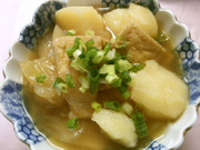 簡単♪じゃが芋と玉ねぎ 油揚げの和風煮!の写真