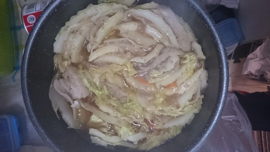 ♡手軽に白菜と豚肉のミルフィーユ鍋の画像