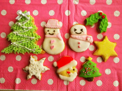 クリスマスに作りたい♡アイシングクッキーの写真