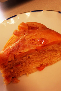 時短簡単タルトタタン風柿の炊飯器ケーキ