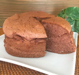 糖質制限♪絶品♪簡単♪チョコスフレケーキ
