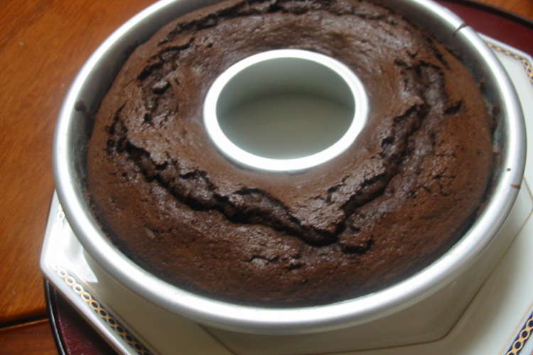 エンゼル型でチョコレートケーキ レシピ 作り方 By Masyu クックパッド