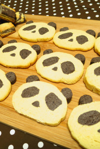 【アイスボックスクッキー②】パンダ♪