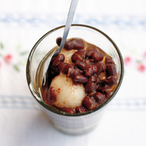 小豆と白玉のジンジャーシロップ