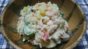 ツナ入り彩りポテトサラダ☆
