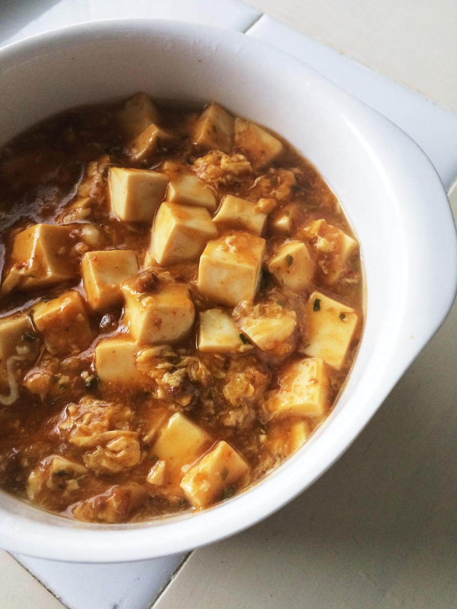 ランチにも♤♢麻婆豆腐の卵とじ丼♢♤の画像