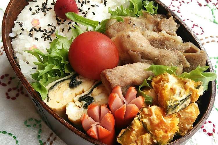 豚のしょうが焼き お弁当 レシピ 作り方 By ブルードルフィン クックパッド
