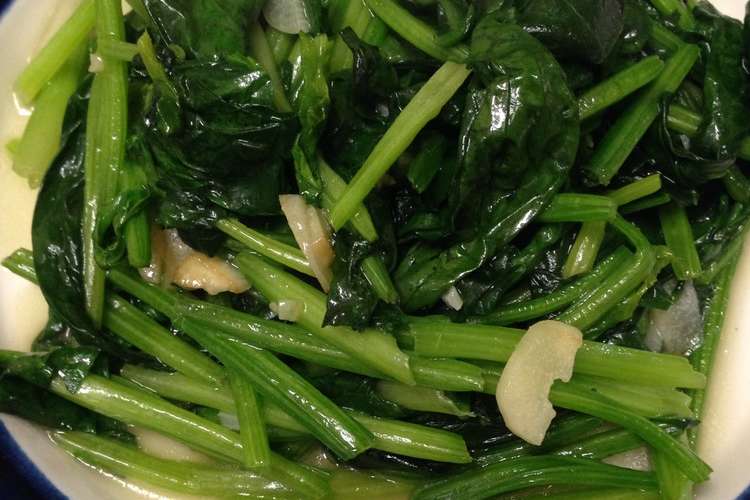 簡単 青菜炒め レシピ 作り方 By なつ あさ クックパッド 簡単おいしいみんなのレシピが358万品