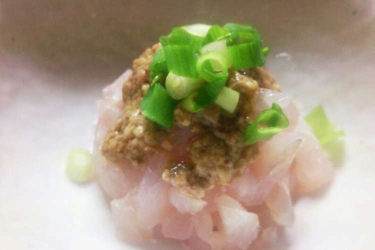 ウマヅラハギのタタキ 肝添え レシピ 作り方 By Cookjay クックパッド 簡単おいしいみんなのレシピが353万品
