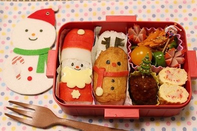 ★クリスマス★スティックおにぎり弁当の写真