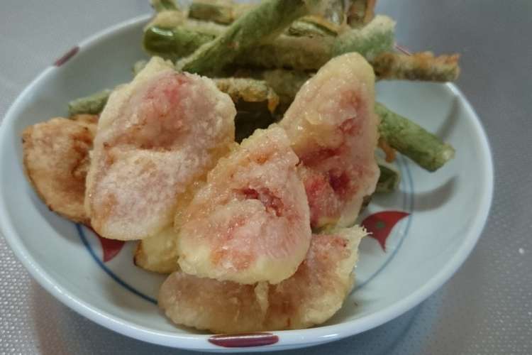 オリーブオイルでいちじくの天ぷら レシピ 作り方 By やまぐちめい クックパッド