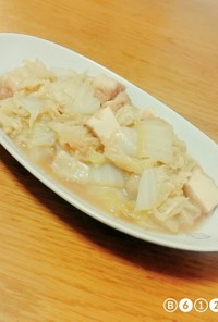 白菜めんつゆで簡単おいしい(o´艸`)
