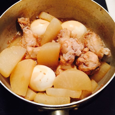 【簡単男飯】鍋1つで鶏と大根こっくり煮