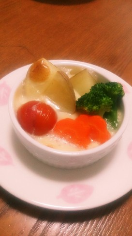 簡単★ラクレット風ココットカマン