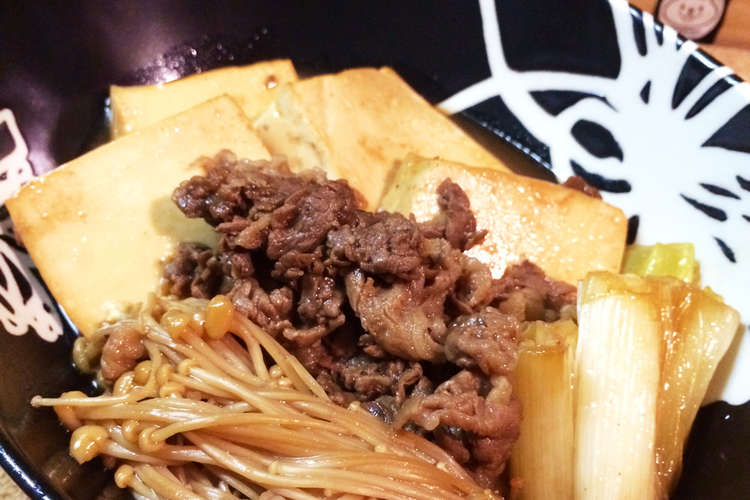 すき焼き風肉豆腐 レシピ 作り方 By Shinke クックパッド 簡単おいしいみんなのレシピが352万品