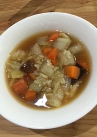 発芽米入りのやさしいスープ