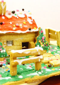 クリスマスに♪お菓子の家