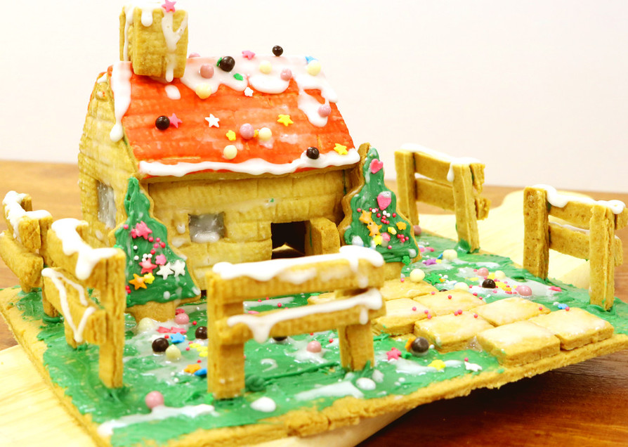 クリスマスに♪お菓子の家の画像
